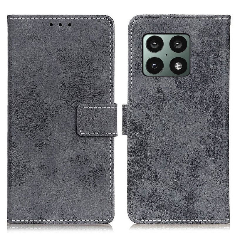 Kotelot OnePlus 10 Pro 5G Vintage Leather Effect