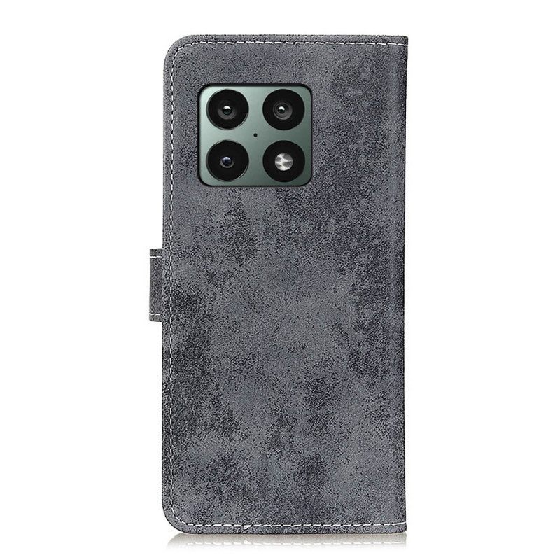 Kotelot OnePlus 10 Pro 5G Vintage Leather Effect