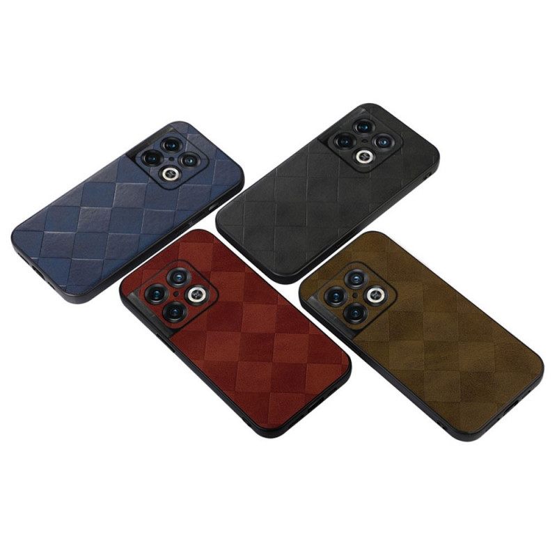 Kuori OnePlus 10 Pro 5G Faux Leather Woven Design