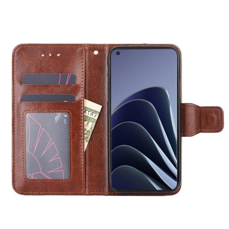 Nahkakotelo OnePlus 10 Pro 5G Faux Leather Retro