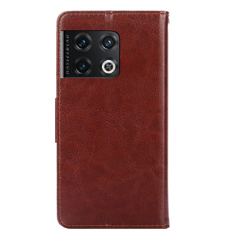 Nahkakotelo OnePlus 10 Pro 5G Faux Leather Retro