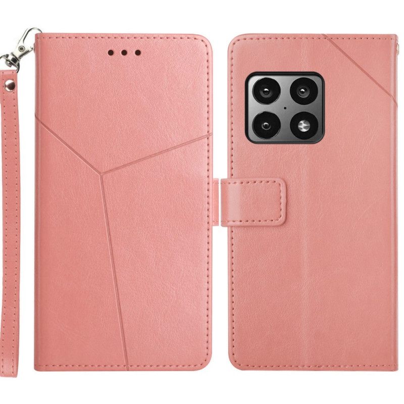 Nahkakotelo OnePlus 10 Pro 5G Style Leather Geo Y Design