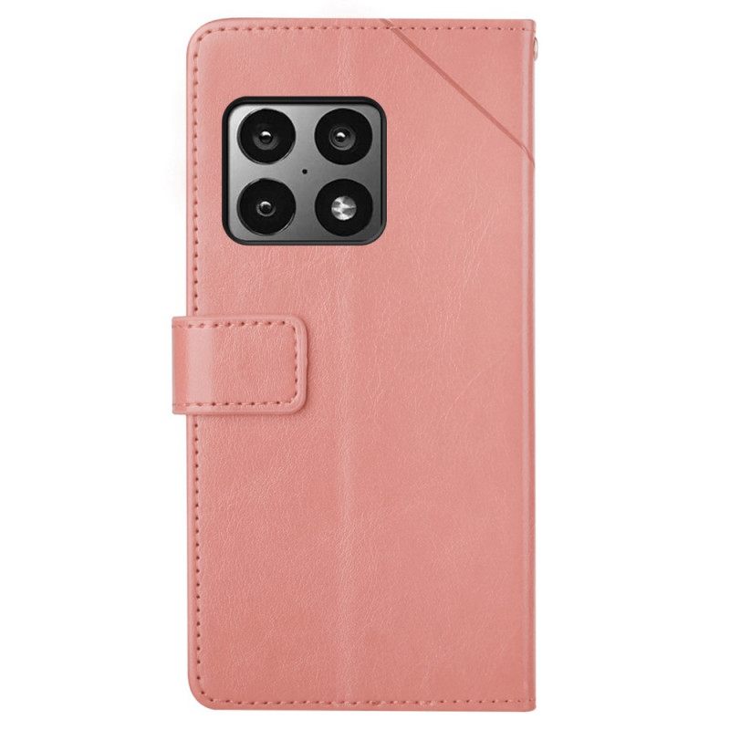 Nahkakotelo OnePlus 10 Pro 5G Style Leather Geo Y Design