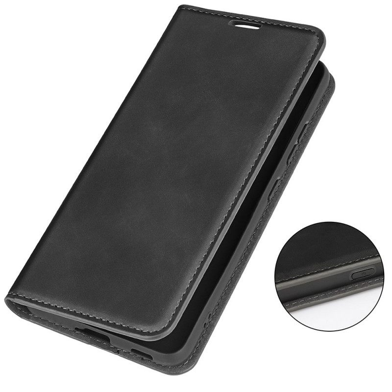 Puhelinkuoret OnePlus 10 Pro 5G Kotelot Flip Silk Soft Leather Effect