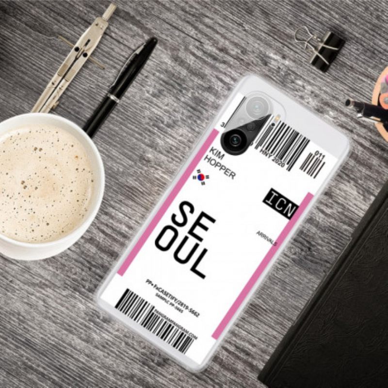 Case Xiaomi Mi 11i 5G / Poco F3 Boarding Pass Souliin