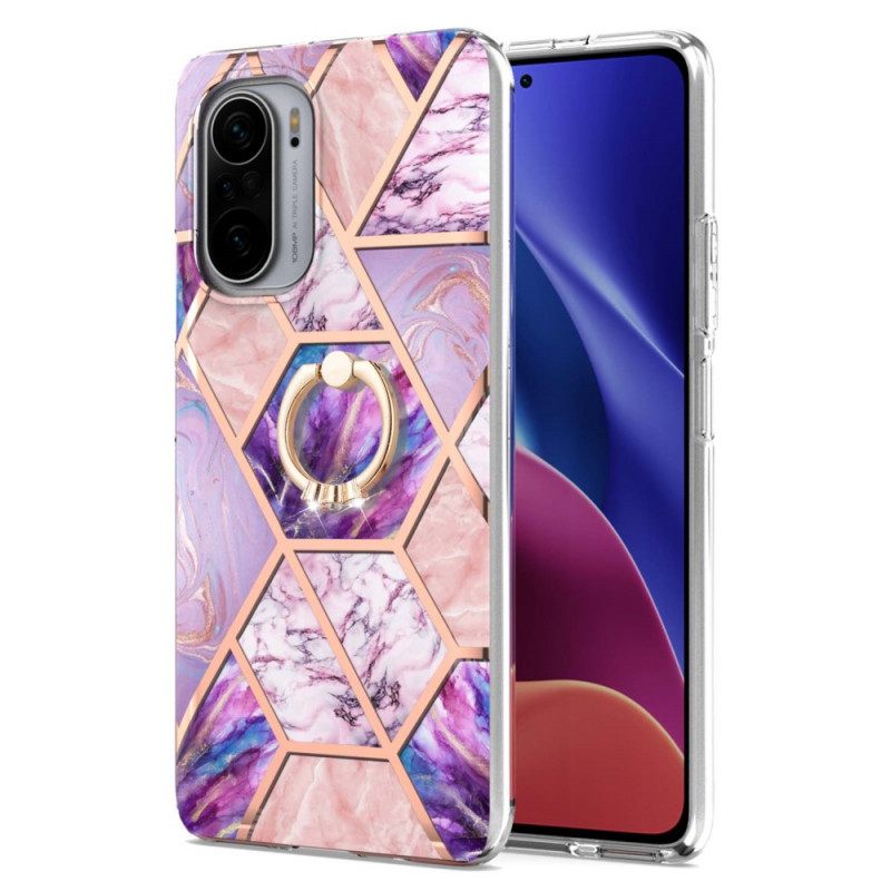 Case Xiaomi Mi 11i 5G / Poco F3 Geometrinen Marmori Rengastuella