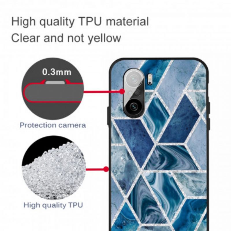 Case Xiaomi Mi 11i 5G / Poco F3 Glitter Marble