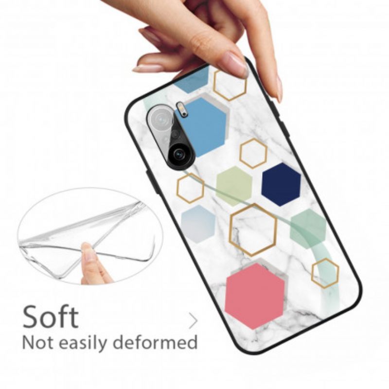 Case Xiaomi Mi 11i 5G / Poco F3 Marmorivärinen Geometria