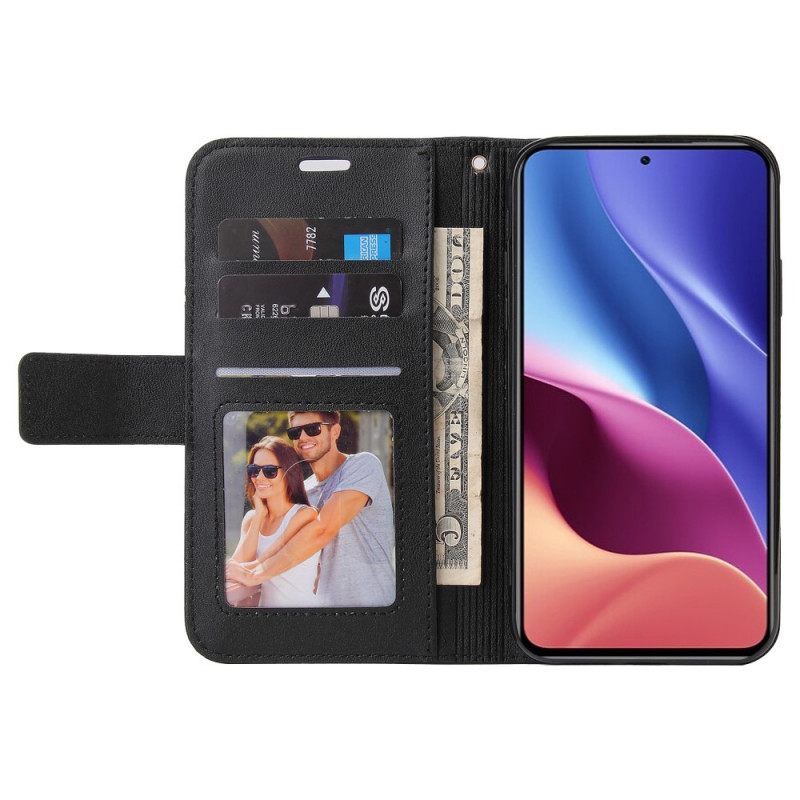 Flip Case Xiaomi Mi 11i 5G / Poco F3 Faux Leather Gq.utrobe