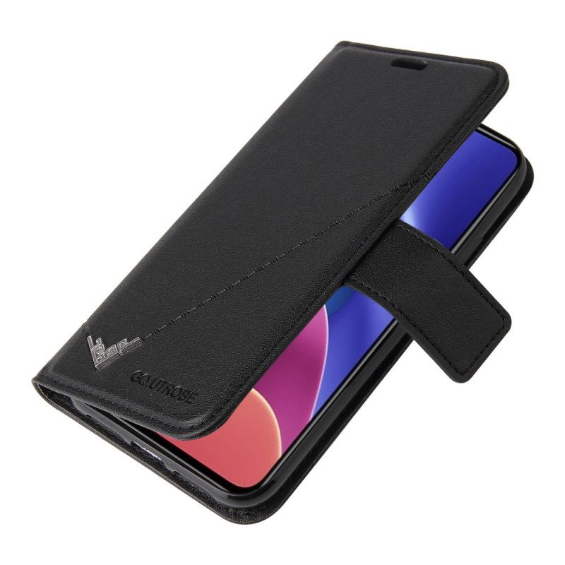 Flip Case Xiaomi Mi 11i 5G / Poco F3 Faux Leather Gq.utrobe