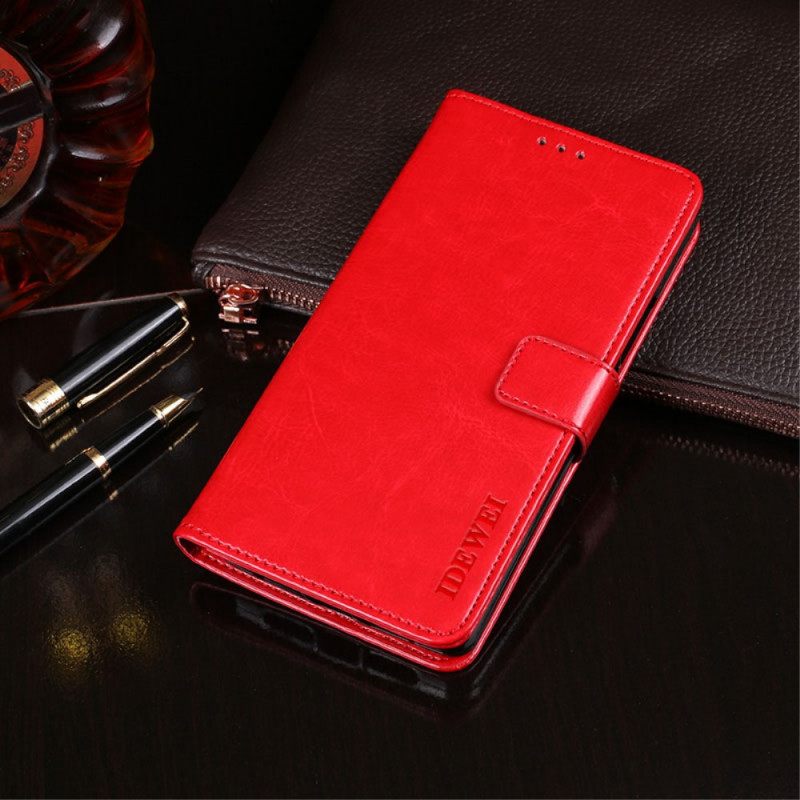 Kotelot Xiaomi Mi 11i 5G / Poco F3 Faux Leather Idewei