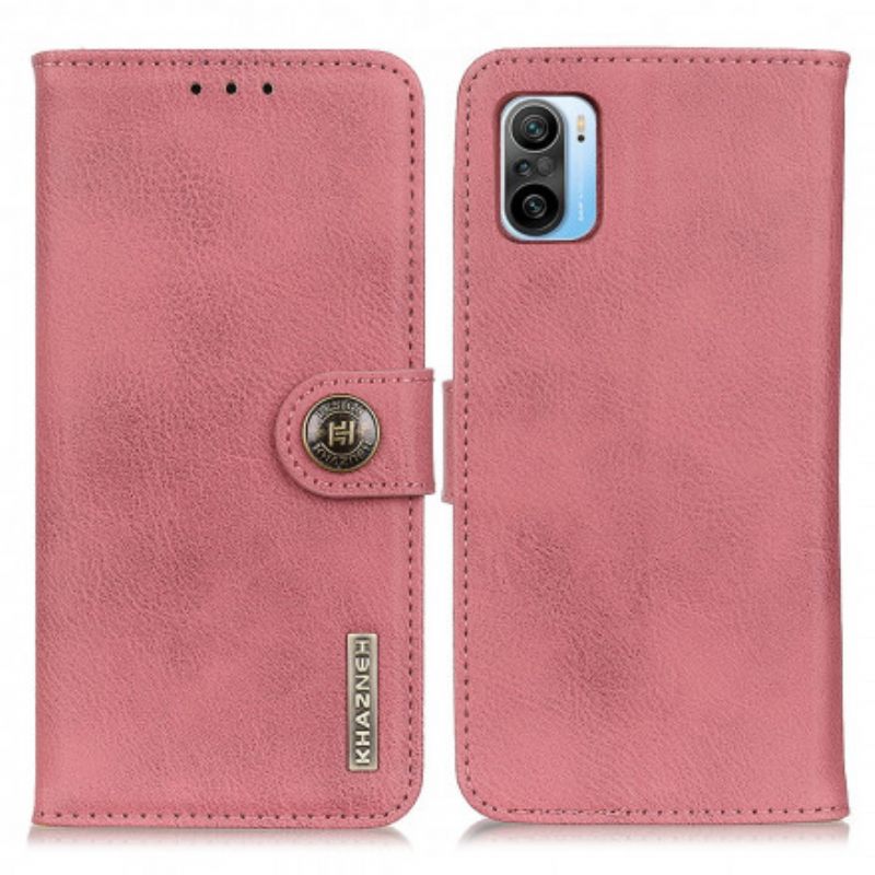 Kotelot Xiaomi Mi 11i 5G / Poco F3 Faux Leather Retro Khazneh