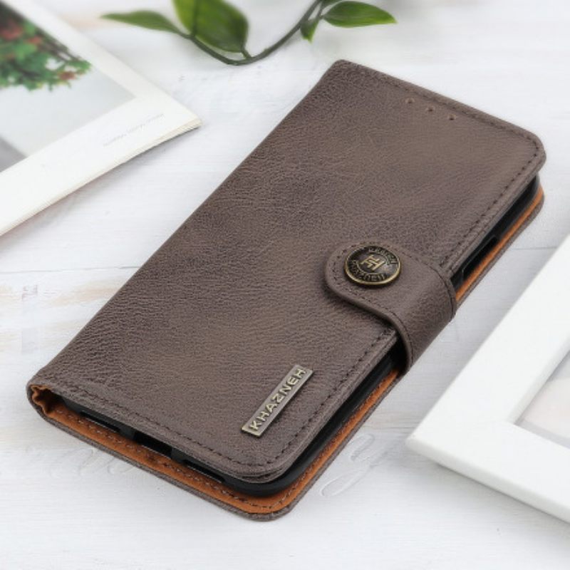 Kotelot Xiaomi Mi 11i 5G / Poco F3 Faux Leather Retro Khazneh