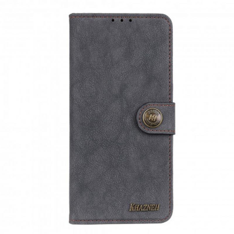 Kotelot Xiaomi Mi 11i 5G / Poco F3 Faux Leather Split Retro Khazneh