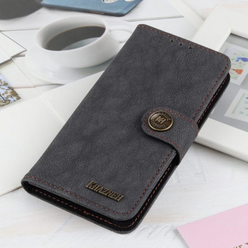 Kotelot Xiaomi Mi 11i 5G / Poco F3 Faux Leather Split Retro Khazneh