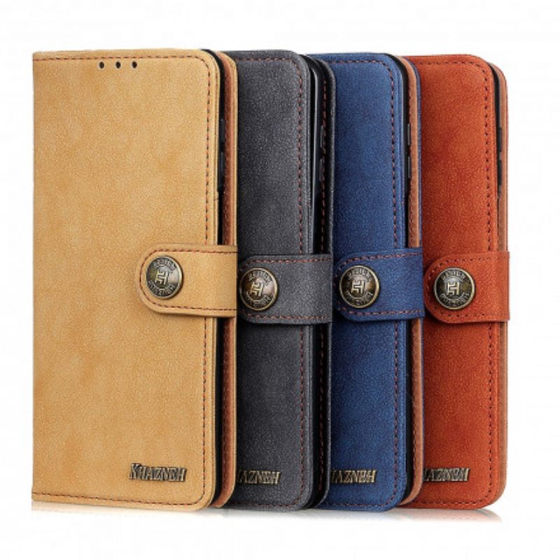 Kotelot Xiaomi Mi 11i 5G / Poco F3 Faux Leather Split Retro Khazneh