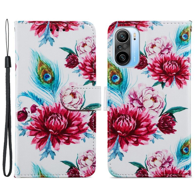 Kotelot Xiaomi Mi 11i 5G / Poco F3 Intense Flowers