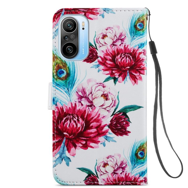 Kotelot Xiaomi Mi 11i 5G / Poco F3 Intense Flowers