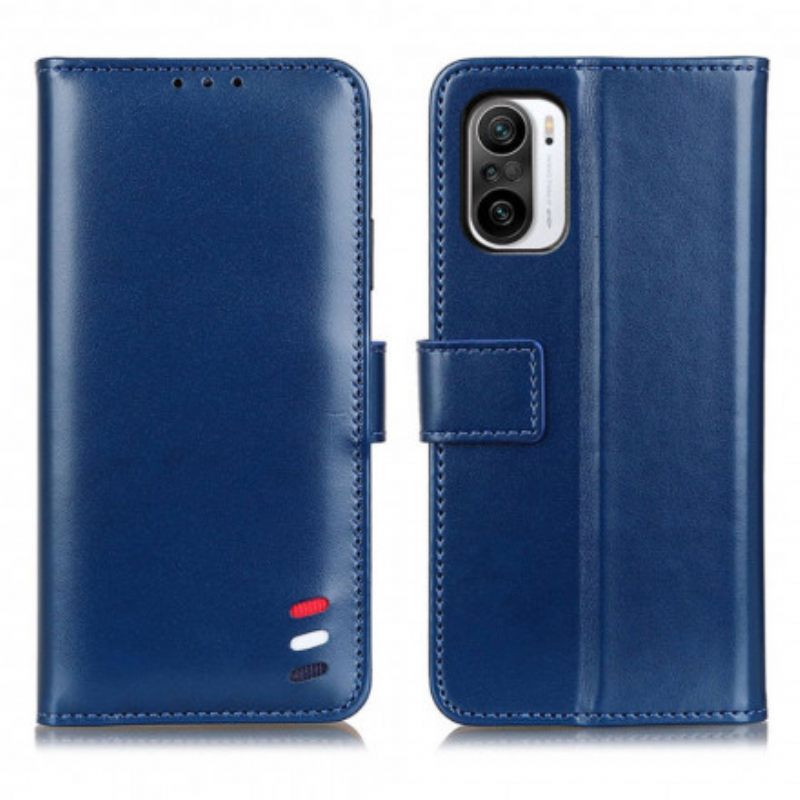 Kotelot Xiaomi Mi 11i 5G / Poco F3 Tricolor Leather Effect