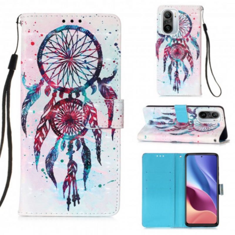 Kotelot Xiaomi Mi 11i 5G / Poco F3 Watercolour Dreamcatcher