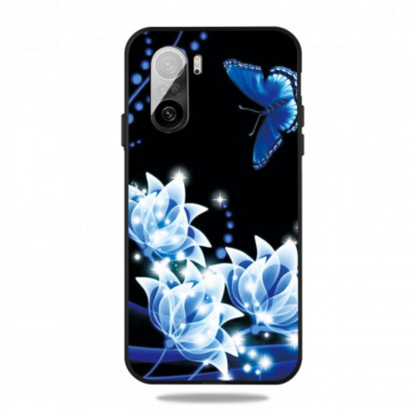 Kuori Xiaomi Mi 11i 5G / Poco F3 Butterfly Ja Blue Flowers