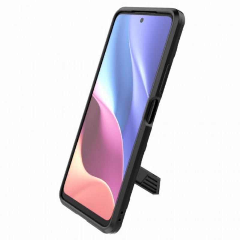 Kuori Xiaomi Mi 11i 5G / Poco F3 Irrotettava Kaksiasentoinen Handsfree-jalusta