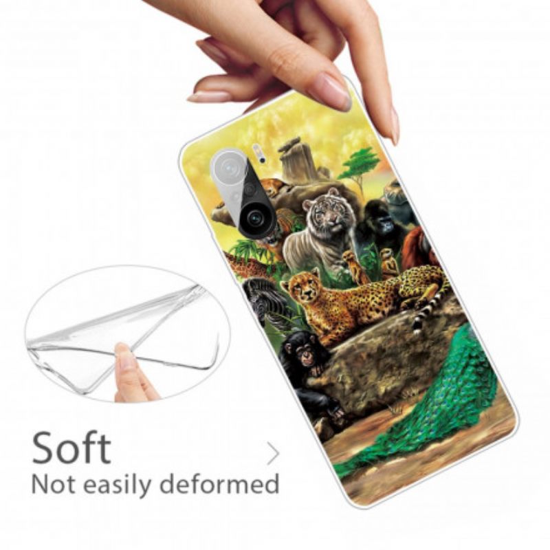 Kuori Xiaomi Mi 11i 5G / Poco F3 Safari Animals