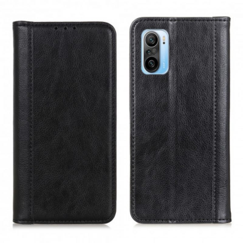 Puhelinkuoret Xiaomi Mi 11i 5G / Poco F3 Kotelot Flip Elegance Split Litchi Leather