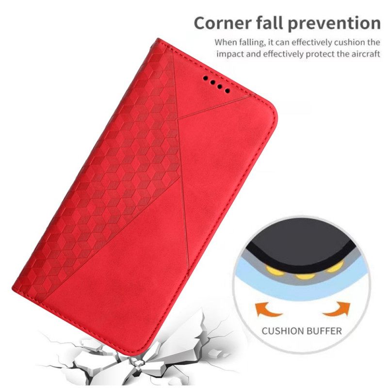 Puhelinkuoret Xiaomi Mi 11i 5G / Poco F3 Kotelot Flip Geo Leather Effect