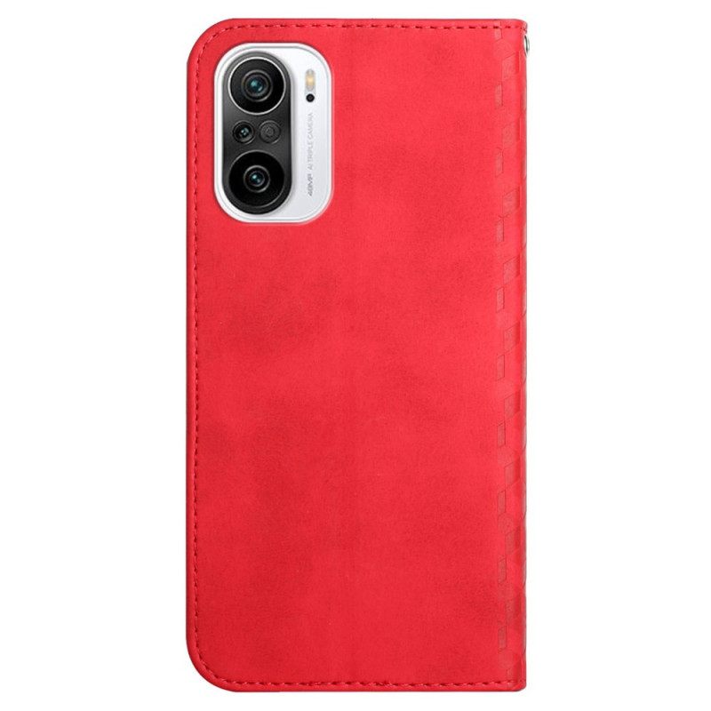 Puhelinkuoret Xiaomi Mi 11i 5G / Poco F3 Kotelot Flip Geo Leather Effect