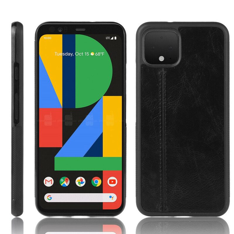 Kuori Google Pixel 4 XL Couture Nahkaefekti