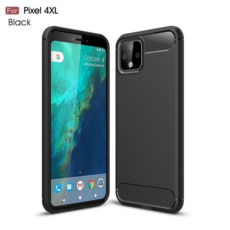 Kuori Google Pixel 4 XL Harjattu Hiilikuitu