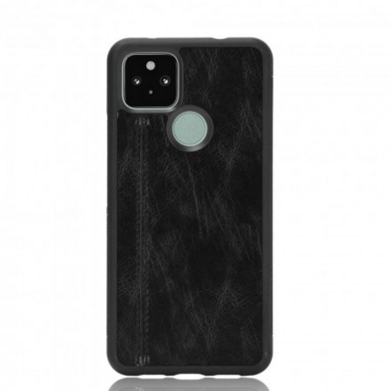 Kuori Google Pixel 4A 5G Couture Nahkaefekti