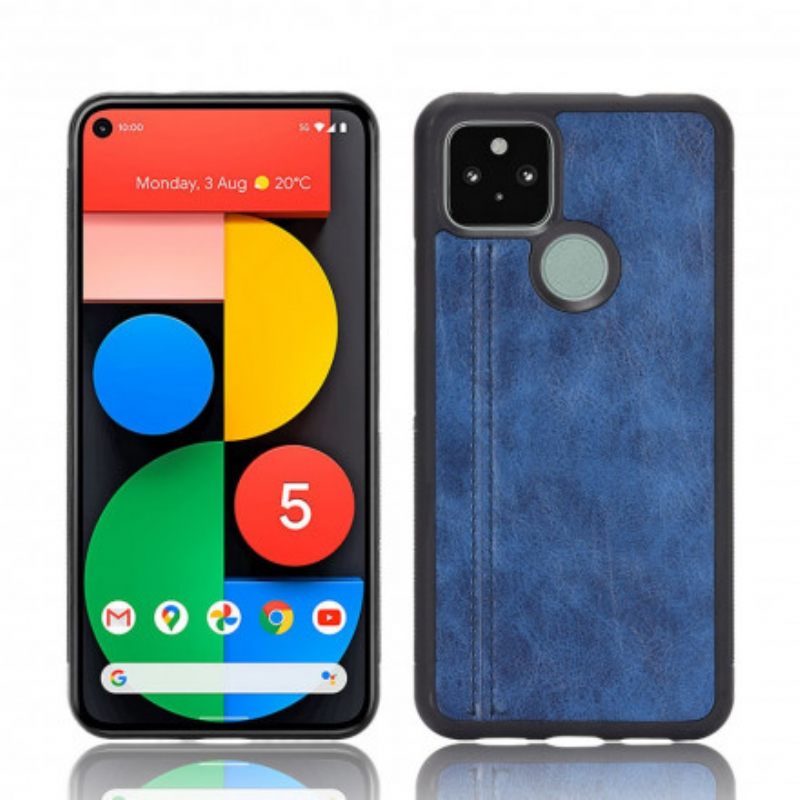 Kuori Google Pixel 4A 5G Couture Nahkaefekti