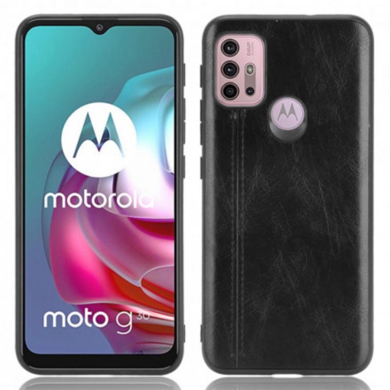 Case Moto G10 / G30 Couture Nahkaefekti