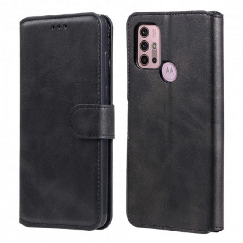 Kotelot Moto G10 / G30 Faux Leather Uudet Värit