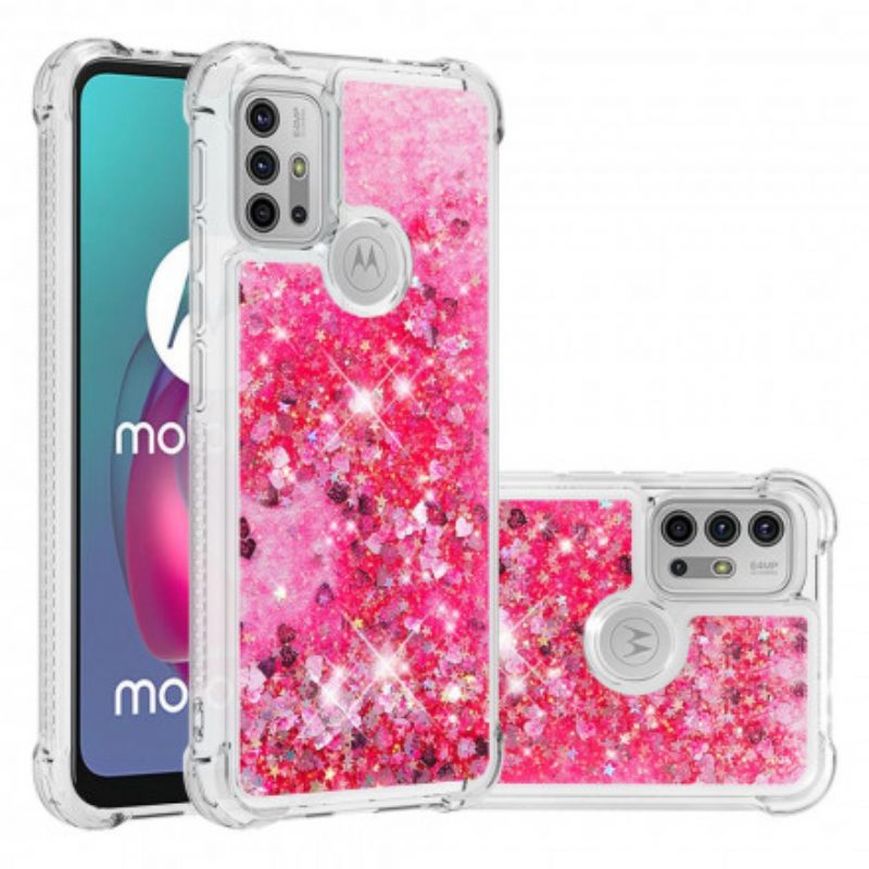 Kuori Moto G10 / G30 Desires Paljetteja