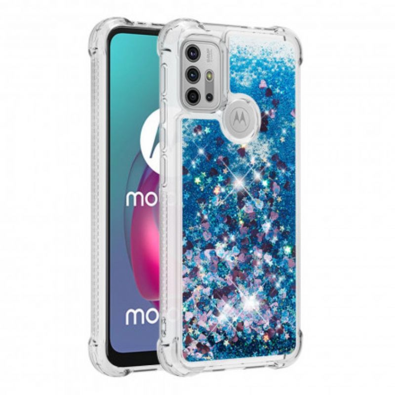 Kuori Moto G10 / G30 Desires Paljetteja