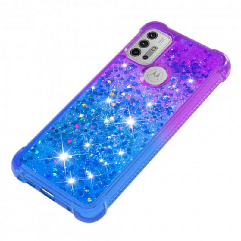 Kuori Moto G10 / G30 Glitter Colors