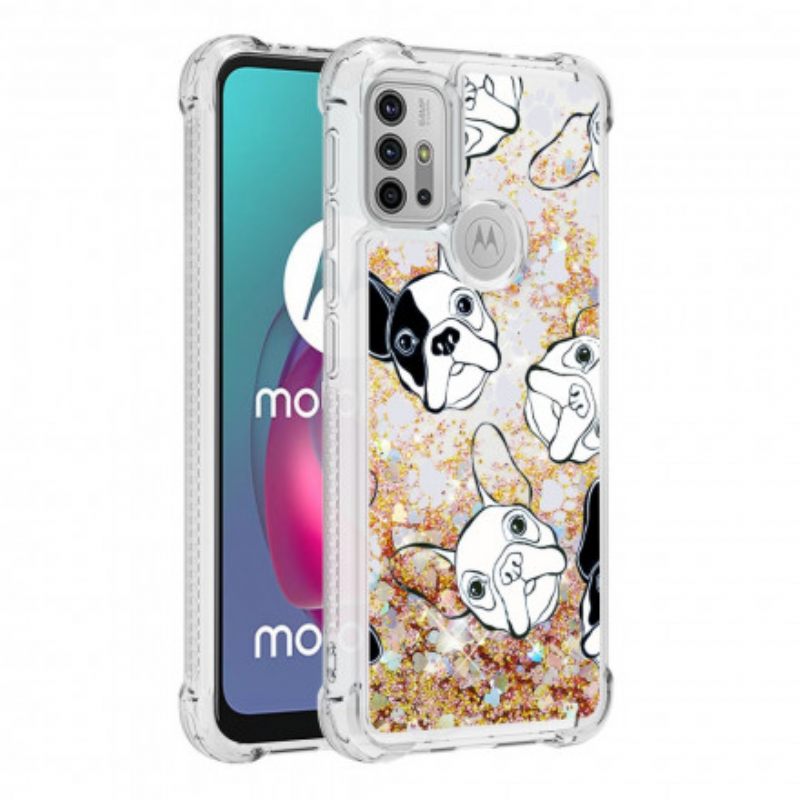 Kuori Moto G10 / G30 Mr Dog Glitter