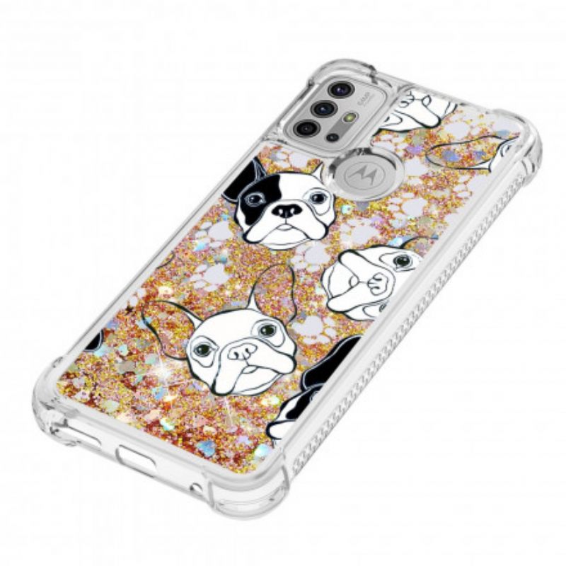 Kuori Moto G10 / G30 Mr Dog Glitter