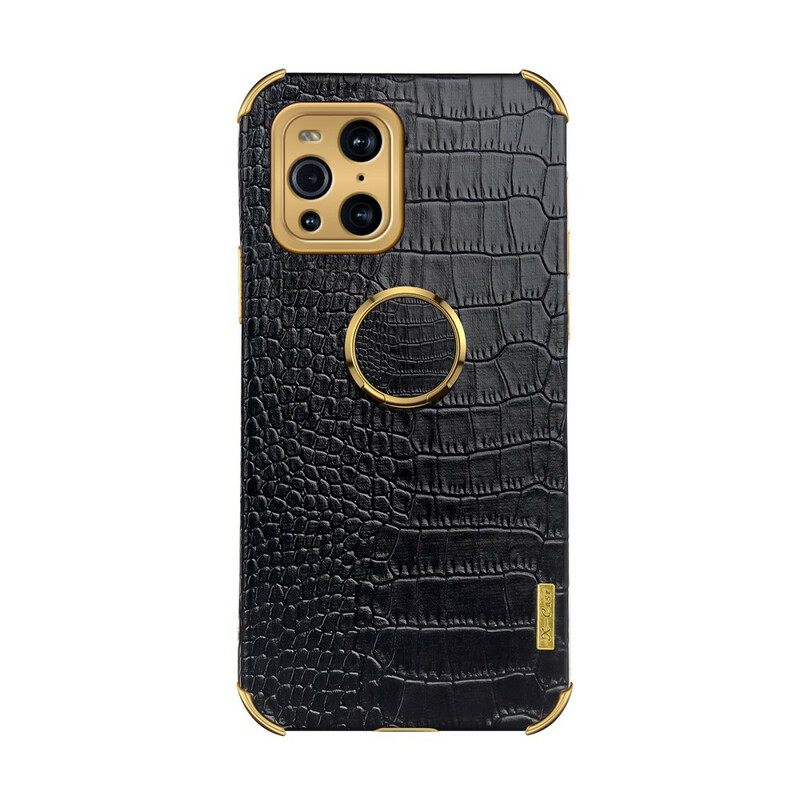 Case Oppo Find X3 / X3 Pro X-case Crocodile Skin Effect