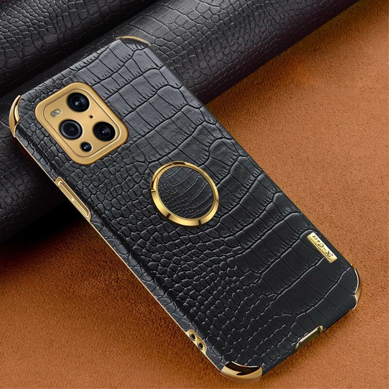 Case Oppo Find X3 / X3 Pro X-case Crocodile Skin Effect