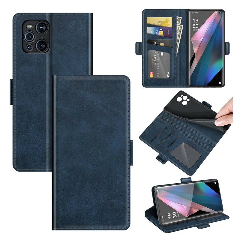 Flip Case Oppo Find X3 / X3 Pro Kotelot Flip Classic Double Flap