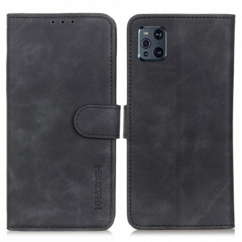 Kotelot Oppo Find X3 / X3 Pro Mate Vintage Leather Effect Khazneh