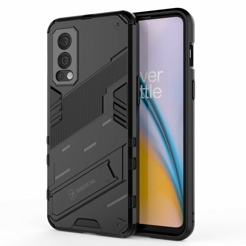 Case OnePlus Nord 2 5G Irrotettava Kaksiasentoinen Handsfree-jalusta