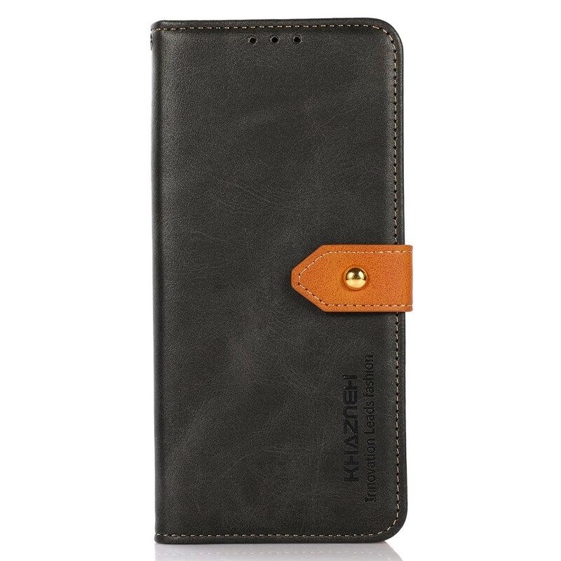 Flip Case OnePlus Nord 2 5G Bicolor Golden Clasp Khazneh