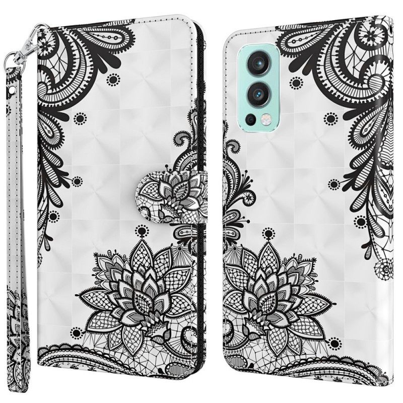 Flip Case OnePlus Nord 2 5G Chic Lace