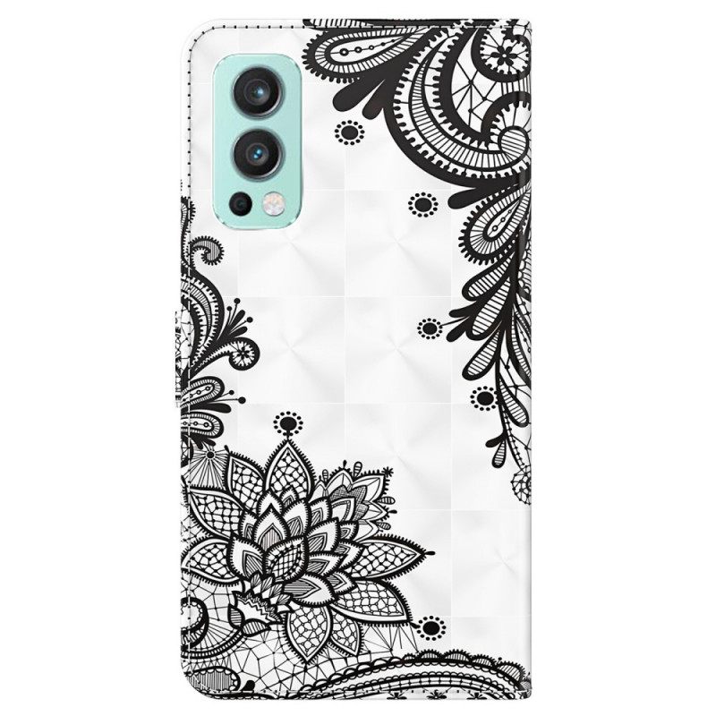 Flip Case OnePlus Nord 2 5G Chic Lace