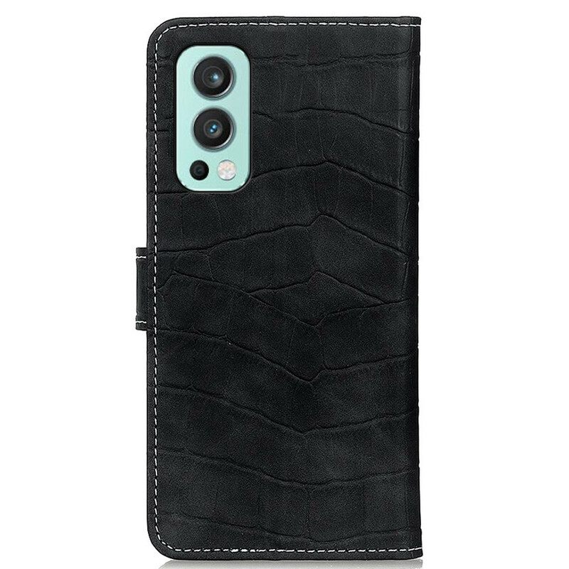 Flip Case OnePlus Nord 2 5G Crocodile Power